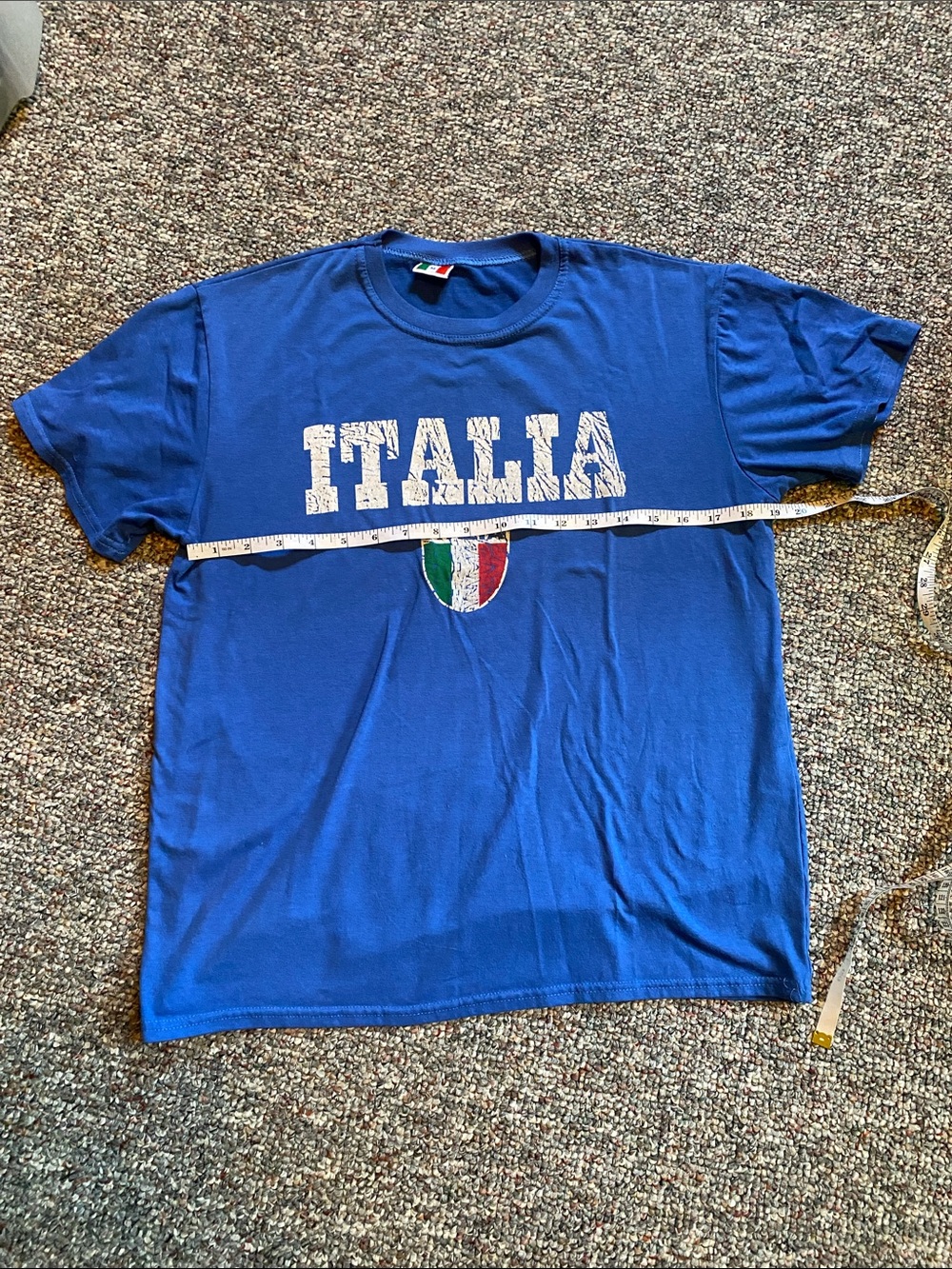 Italia Graphic Crew Tee - Blue